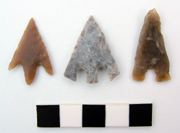Early Bronze Age barbed and tanged flint arrowheads