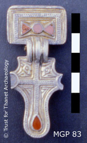 Image of a Saxon square headed Brooch