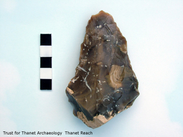 Pointed handaxe from Thanet Reach