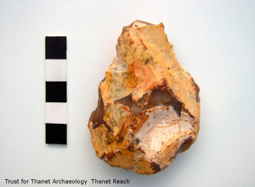 Small Pointed handaxe from Thanet Reach