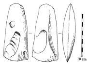 Polished flint axe from Netherhale