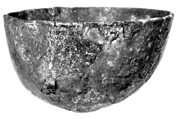 The restored Early Neolithic bowl from the Nethercourt Farm burial
