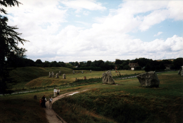One of the causewayed entrances at Avebury