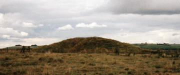 A roundbarrow atop Windmill Hill, Wiltshire