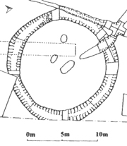 Plan of the Chalk Hill, Chilton, Ramsgate Beaker barrow