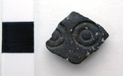 Ring-stamped sherd from an excavation at Manston Road Ramsgate