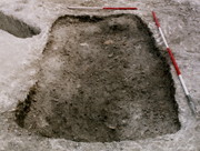 The Beauforts North Foreland grave prior to full excavation