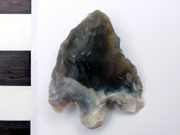 The Sutton B arrowhead from the secondary burial